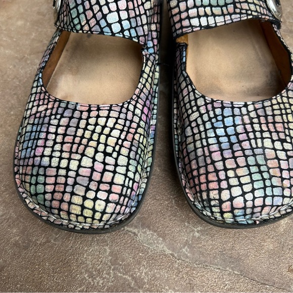 Alegria Paloma Pastel Stone Mary Jane Comfort Shoe Sz 40 - Picture 4 of 14